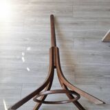 Wooden parrot coat rack