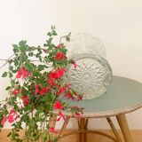 Vase en verre ciselé