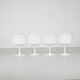 Set of 4 Tulip swivel chairs by Eero Saarinen for Knoll - 1960s