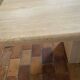 Travertine dining table
