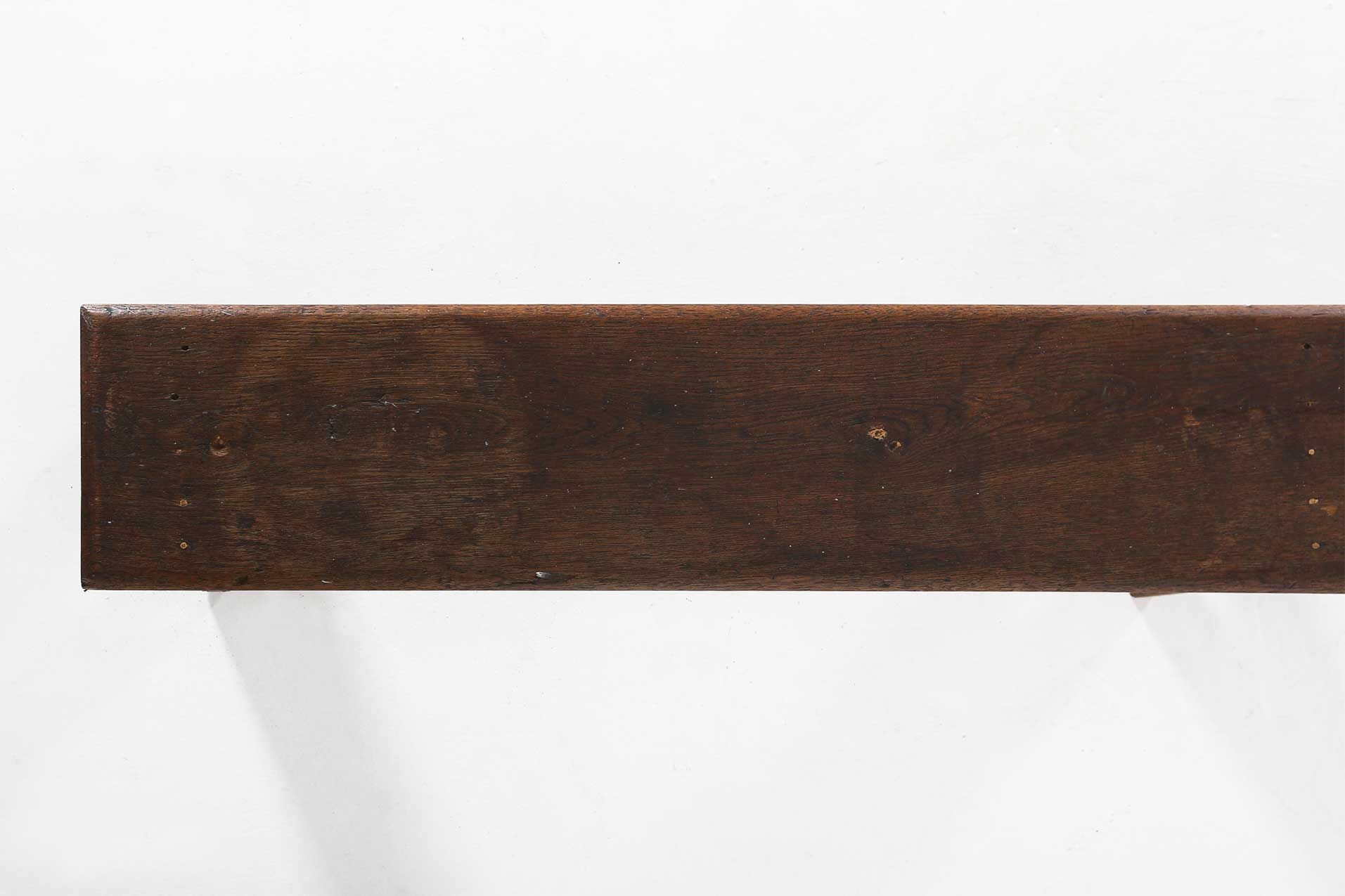 Banc en bois industriel Ca.1920
