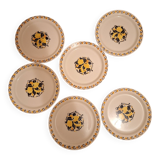 lot d’assiettes à dessert Boch frères