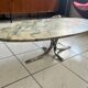 Vintage surf-style coffee table marble Osvaldo Borsani