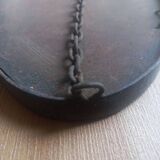 Miroir metal forme libre ancien