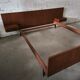 Vintage teak Scandinavian bed