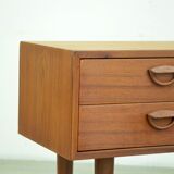 Commode en teck de Kai Kristiansen, années 1960
