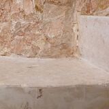 Magnussen Ponte, 1980 brutalist fossil stone coffee table