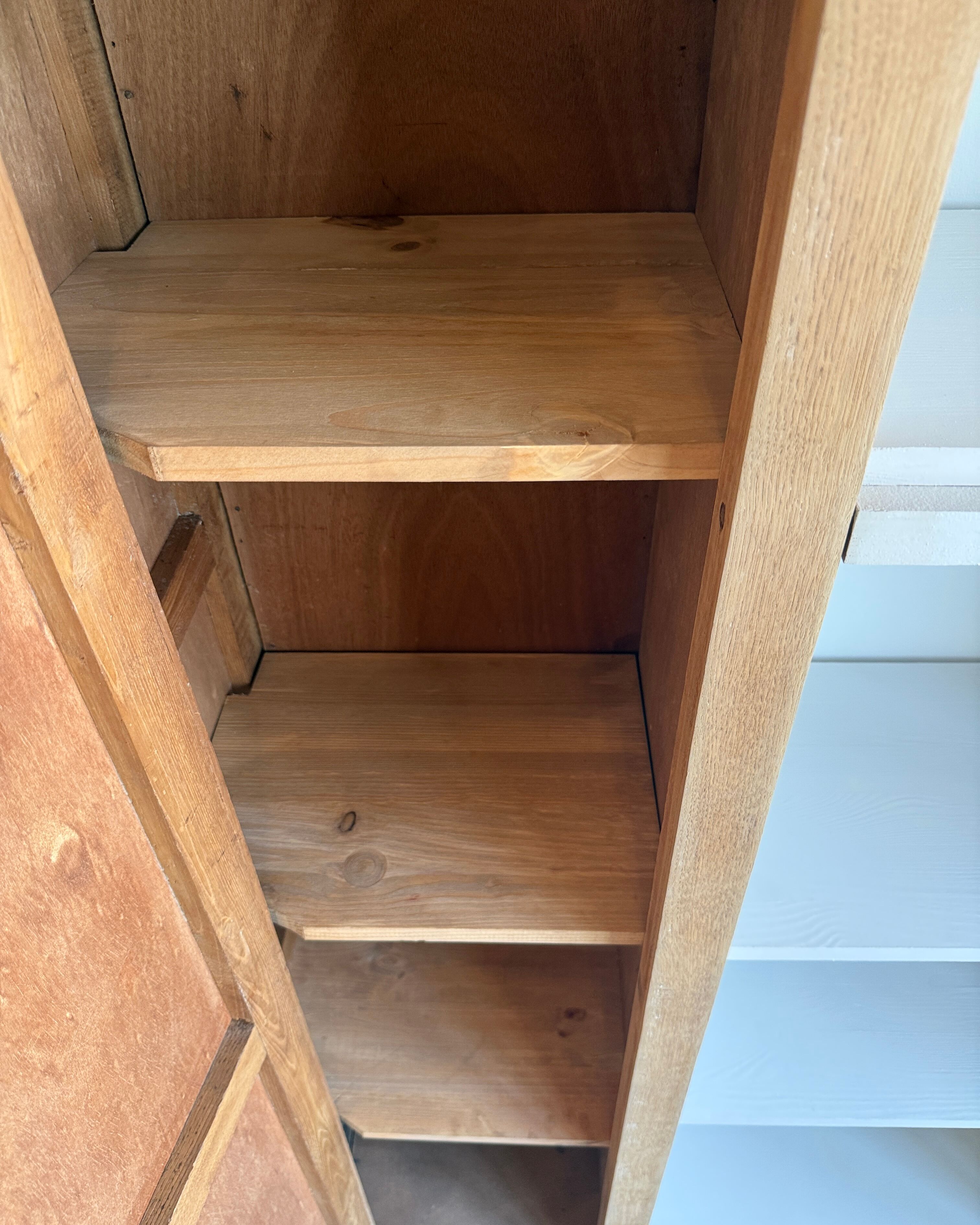 Art Deco oak library cabinet (renovated)