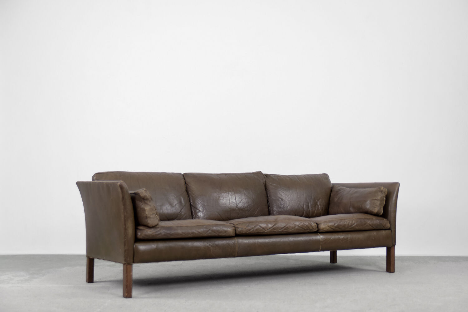 Mid-Century Modern Vintage Leather Cromwell Sofa by Arne Norell, 1960s