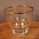 12 verres vintage pied étoile liseré doré
