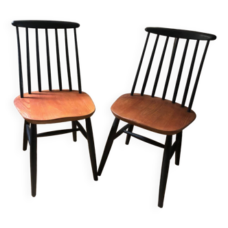 Pair of Tapiovaara style chairs