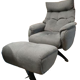 Armchair and his ottoman
