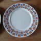 4 assiettes plates anciennes en terre de fer