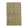 1960s handmade oriental beige carpet 157 cm x 248 cm