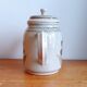 Antique coffee pot in handcrafted stoneware