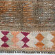 1960s antique wool vintage runner rug