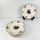 Set of 8 dessert plates "Agreste" Sarreguemines, 20th century