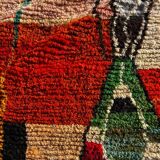 modern Berber bohemian Boujad wool rug