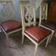 Suite de 4 chaises « lyre »