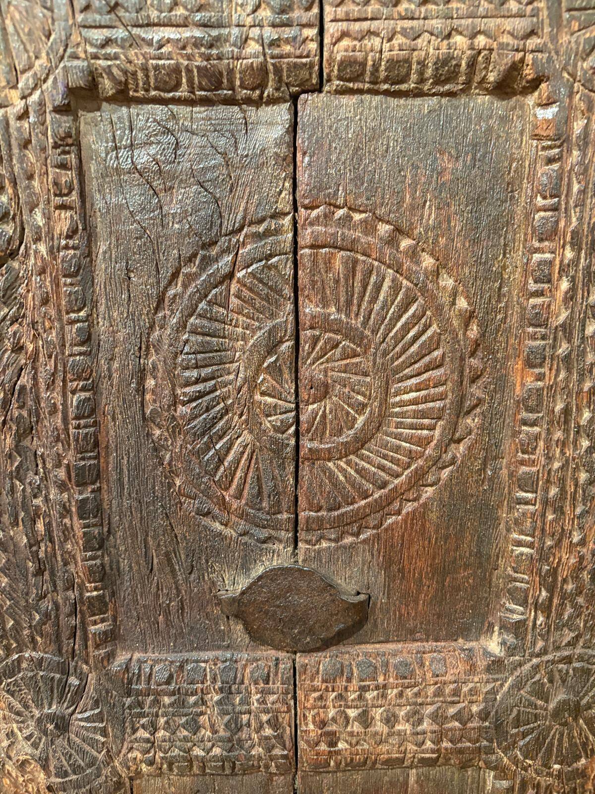 Ancient teak door from Orissa