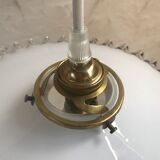 White opaline hanging lamp