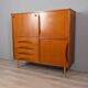 Vintage highboard 1960s wooden sideboard italian design