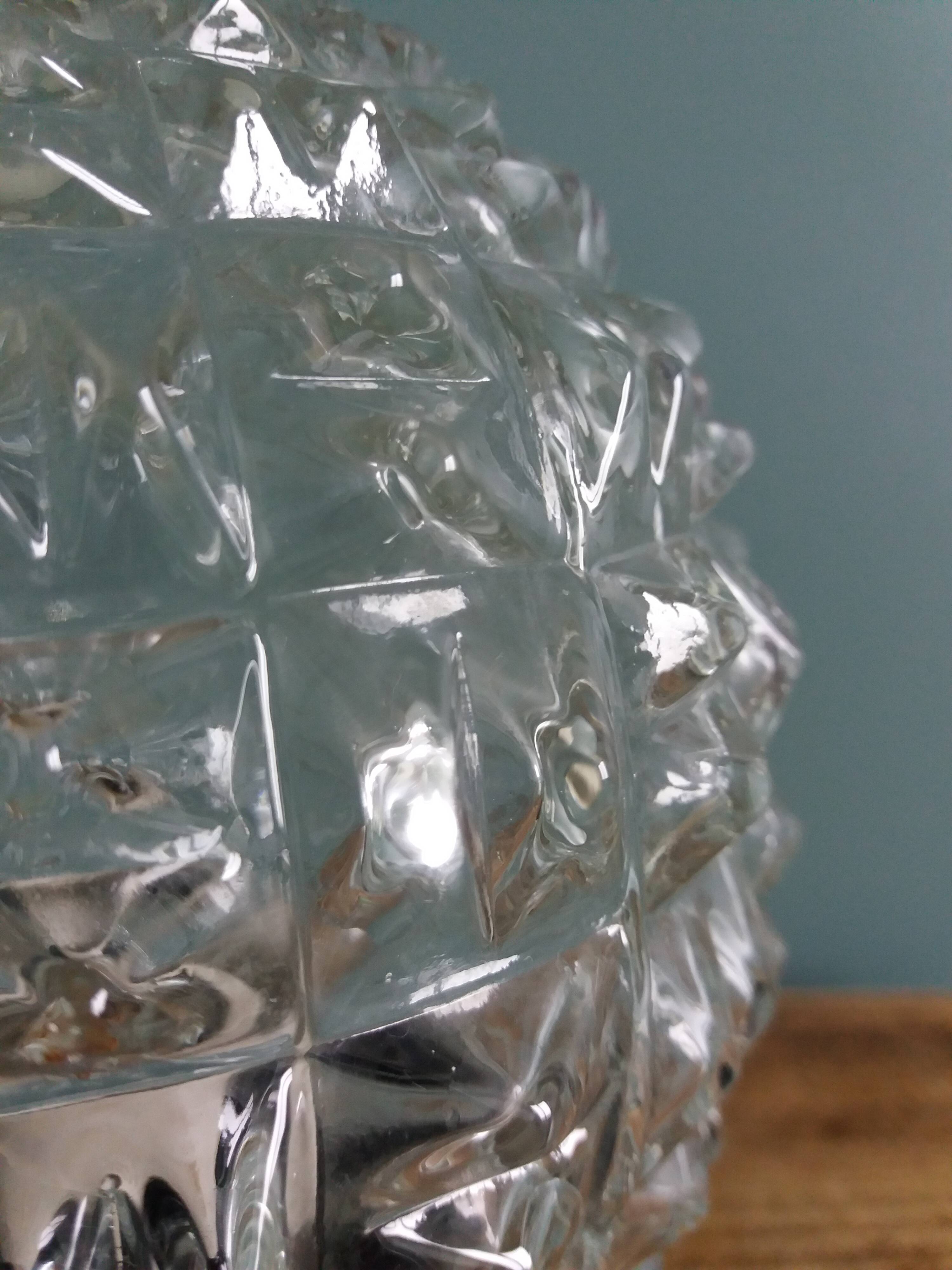 Pineapple glass globe ball lamp