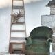 Fauteuil crapaud vert