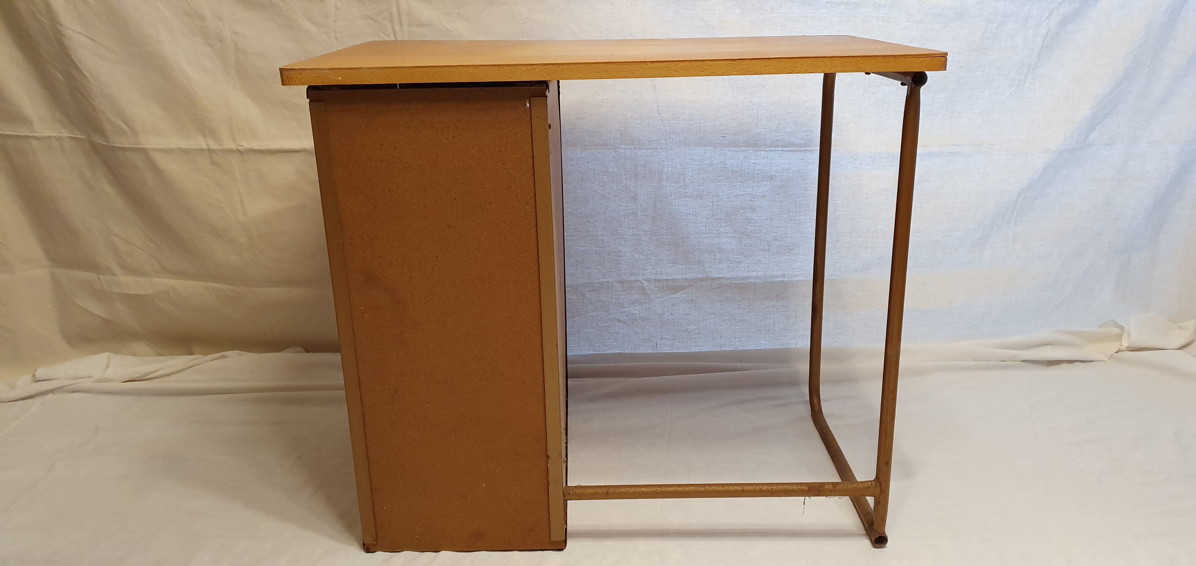 Children's desk in wood and metal 1950