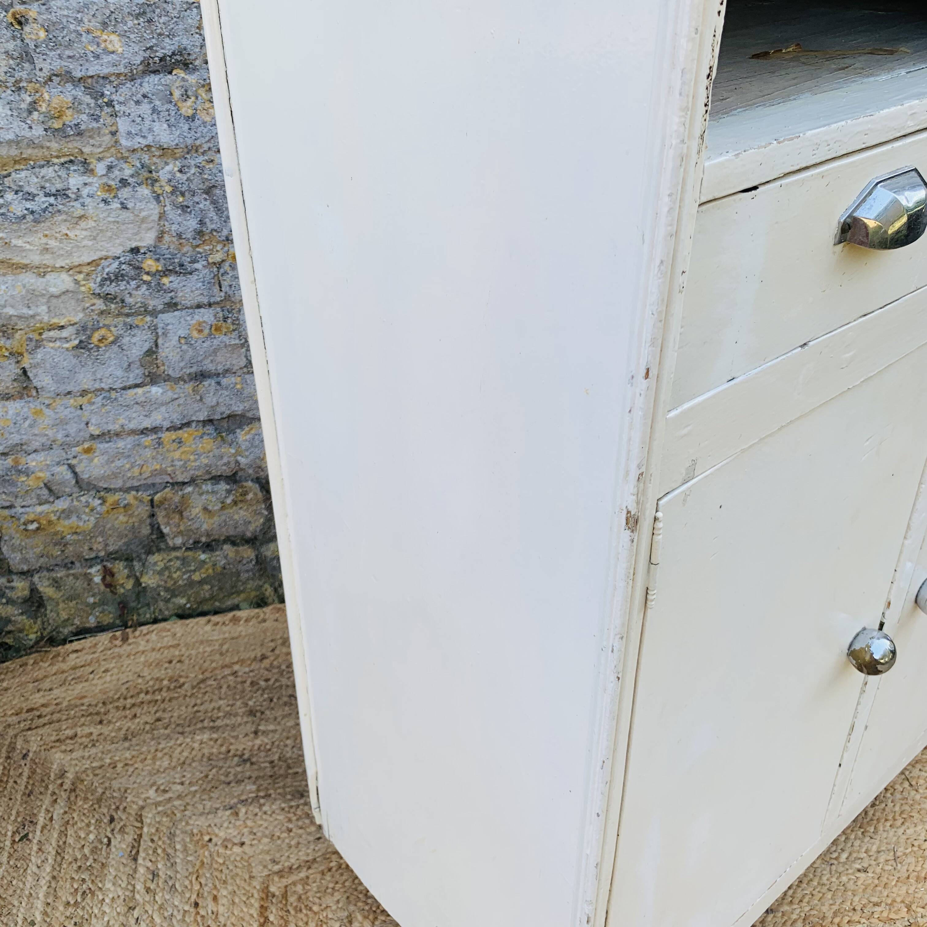 Vintage white sideboard