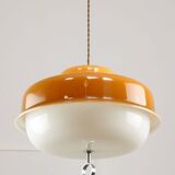 Space Age Brown Pendant from Guzzini, 1970s