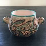Pot signé Vallauris décor olives