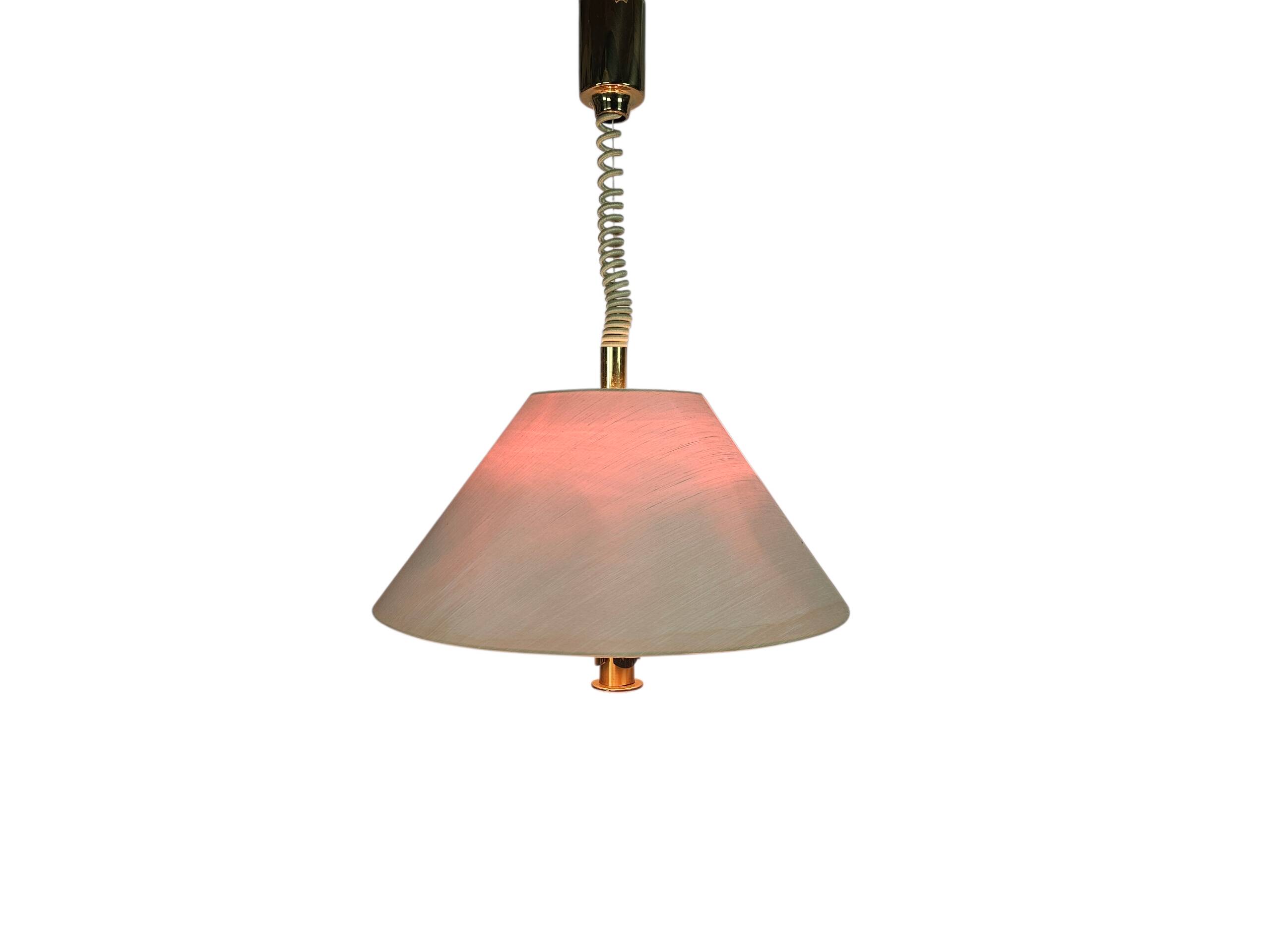 B + M Leuchten - Hollywood Regency style - W-Germany - brass - steel - 80's