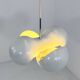 Dafne fiberglass pendant light by Olaf Von Bohr for Valenti, 1970