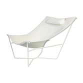 David Weeks for Habitat Semana White Leather Sling Chair