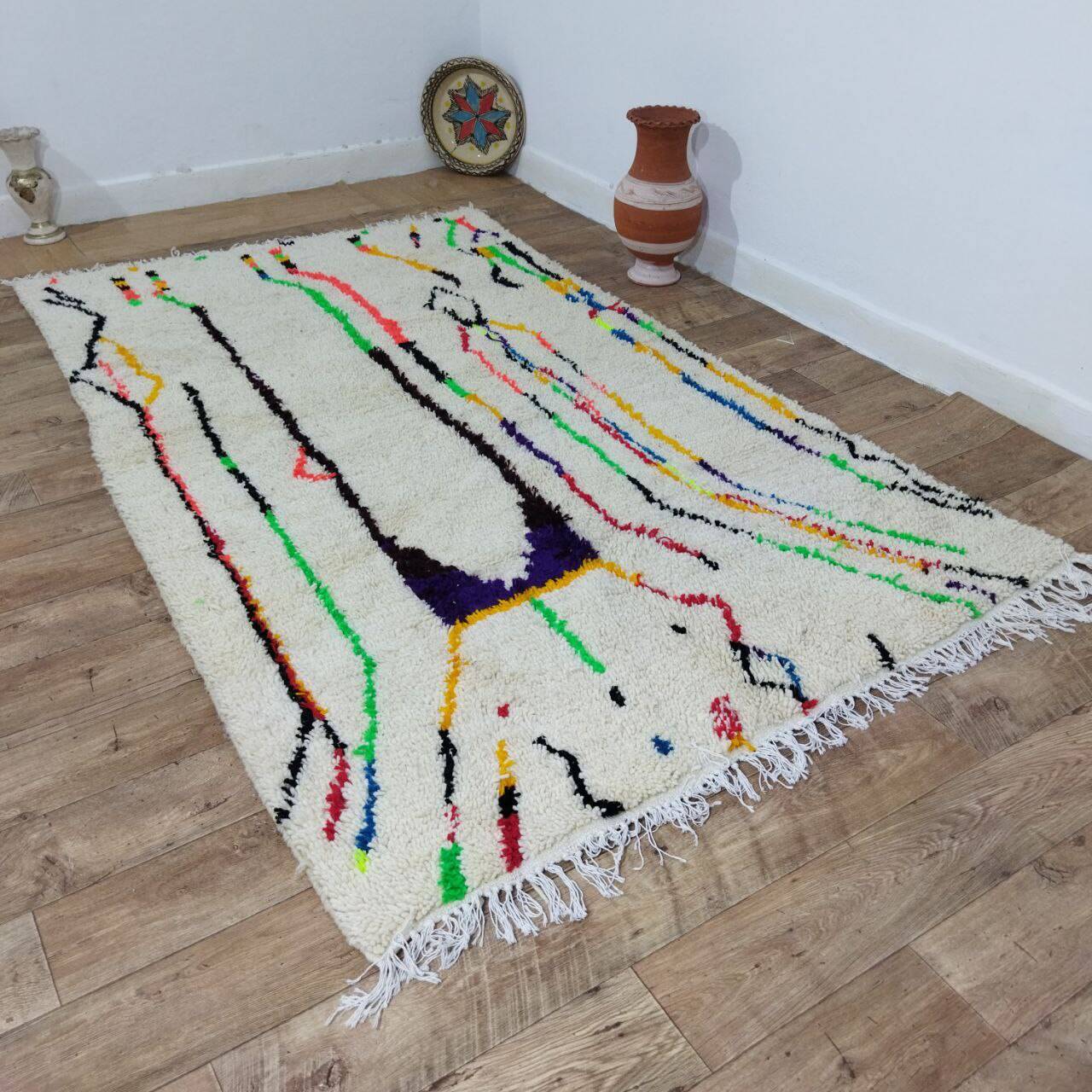 Handmade Moroccan Berber Rug 250 X 154 CM