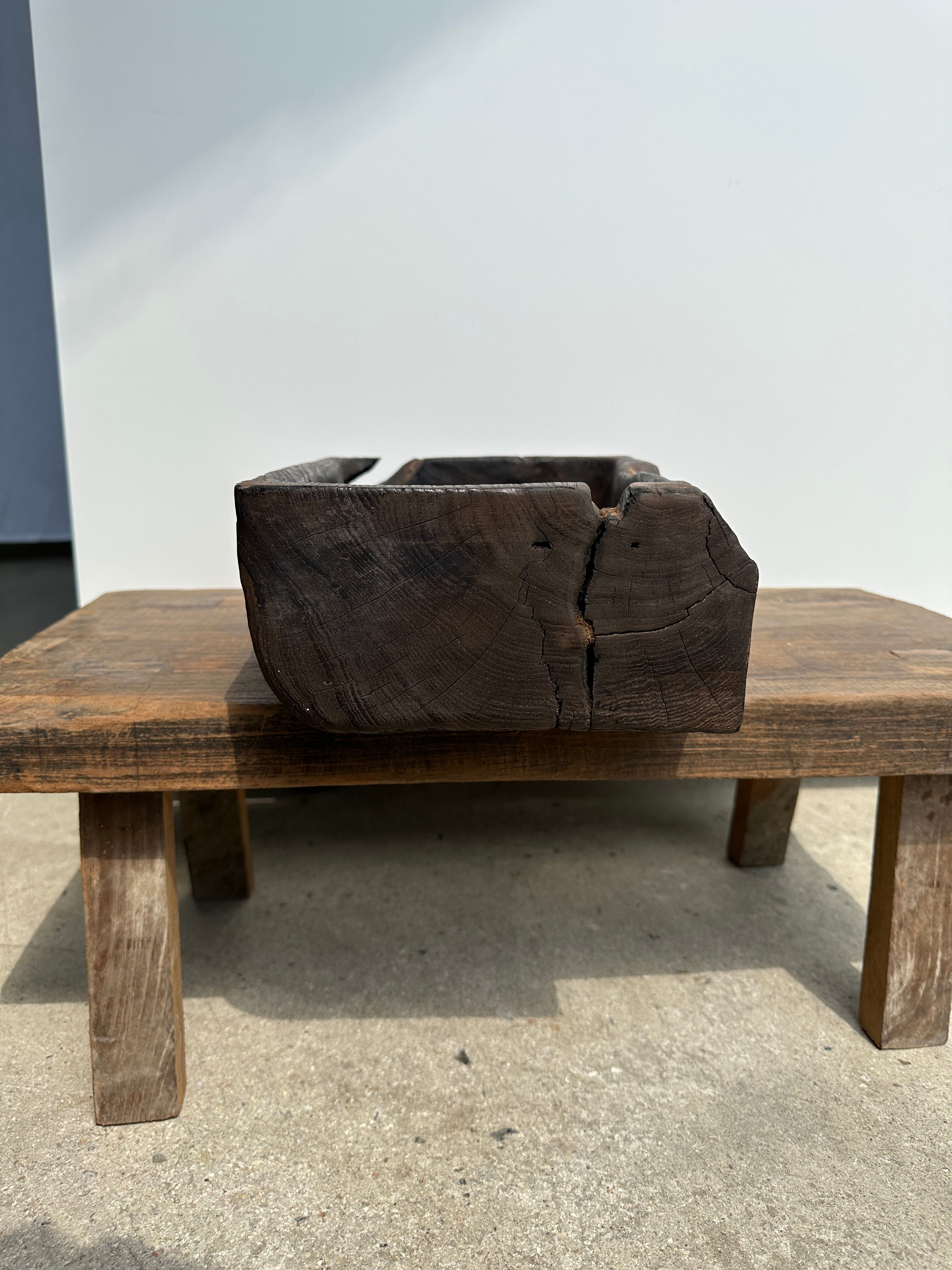 Asian teak empty pocket