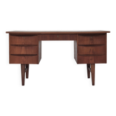 1960s, Danish teak wood desk, drawers.