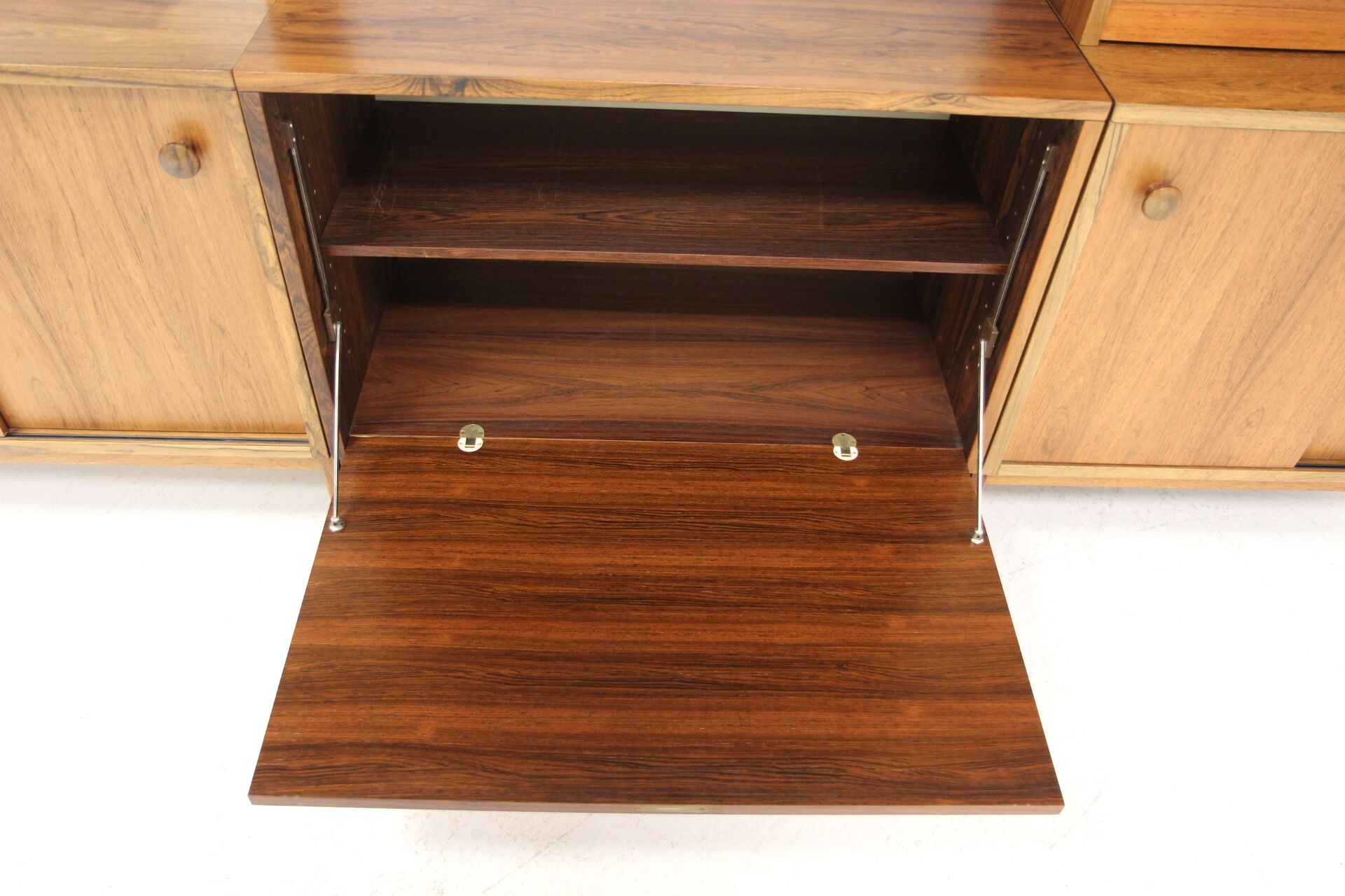 Scandinavian triple bookcase "Domi Record", Troeds, Bjärnum, Sweden, 1960