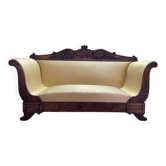 Sofa - Restoration period bench in mahogany