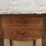 Louis XV-style bedside pair