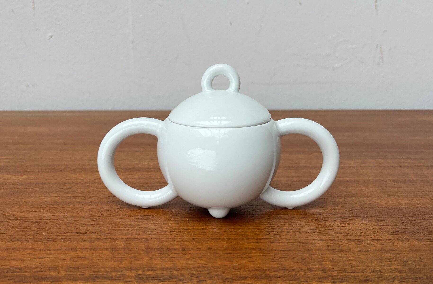 Vintage German sugar bowl Postmodern Fantasia Series by Matteo Thun for Arzberg, 1980s