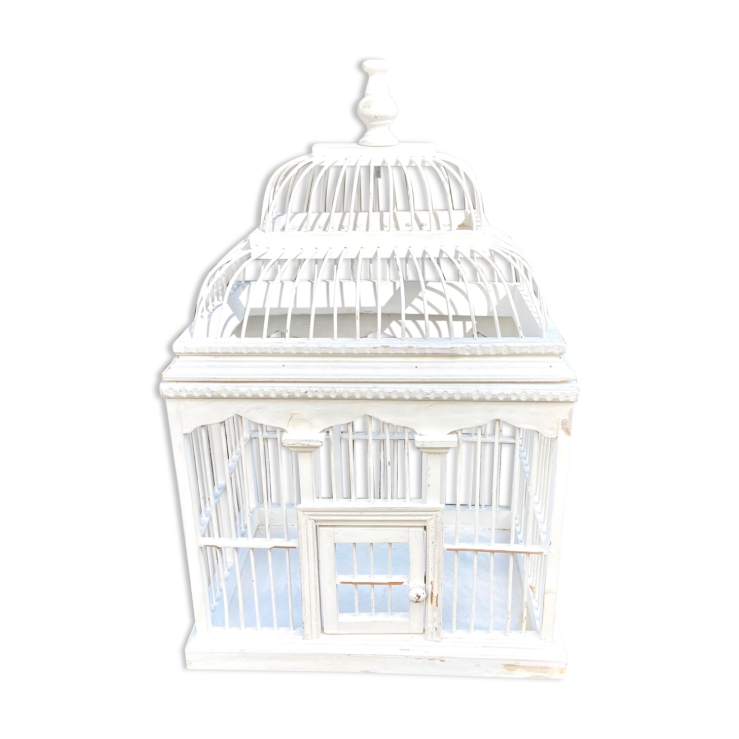 Cage en bois décorative