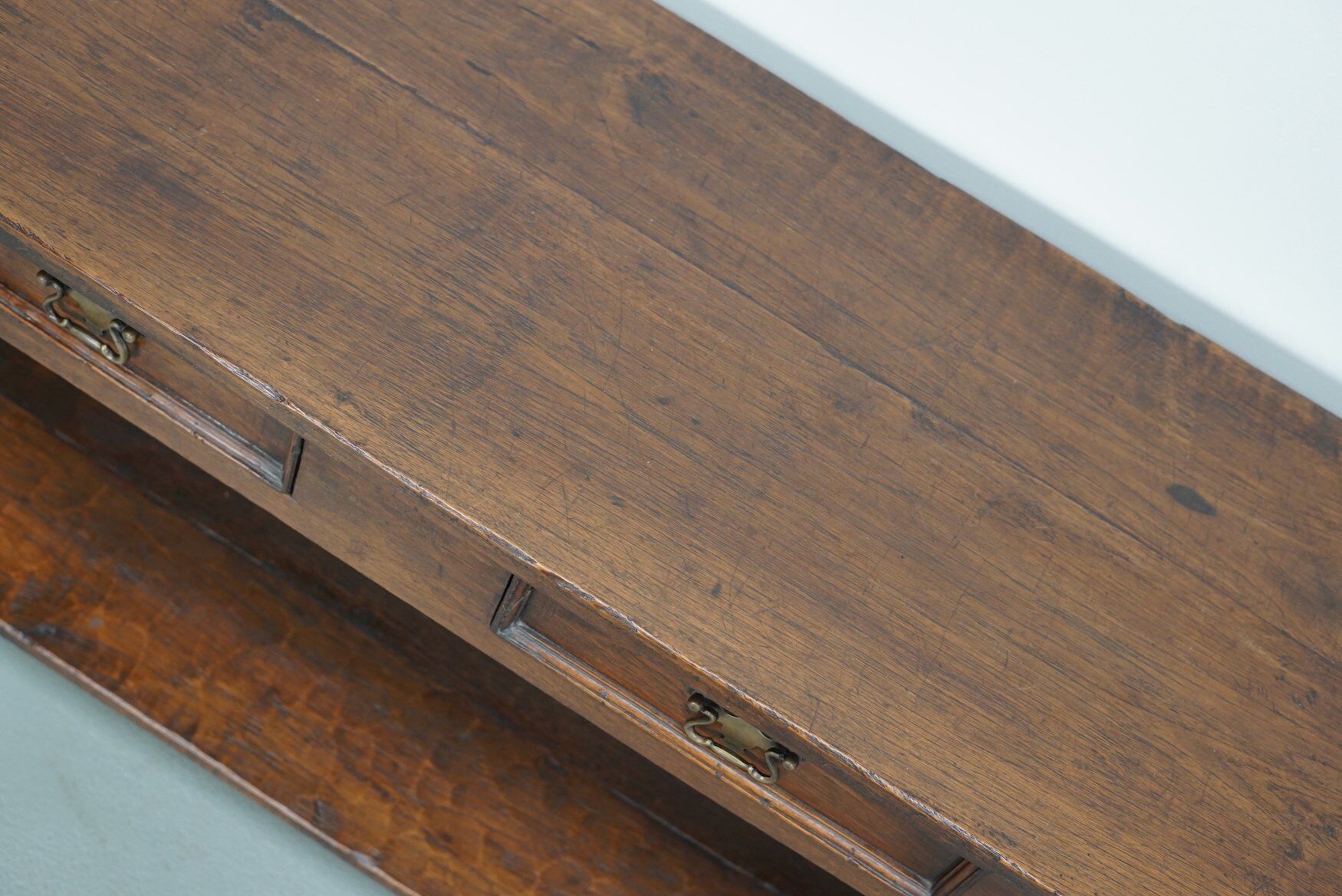 Table d'appoint en chêne rustique français vintage, années 1920