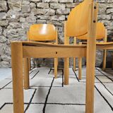 Lot 6 chaises danois empilable 1970 vintage