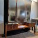 Venetian hairdresser with triptych mirror