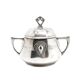 Art Nouveau sugar bowl, silver-plated brass, WMF, Germany, early 20th century