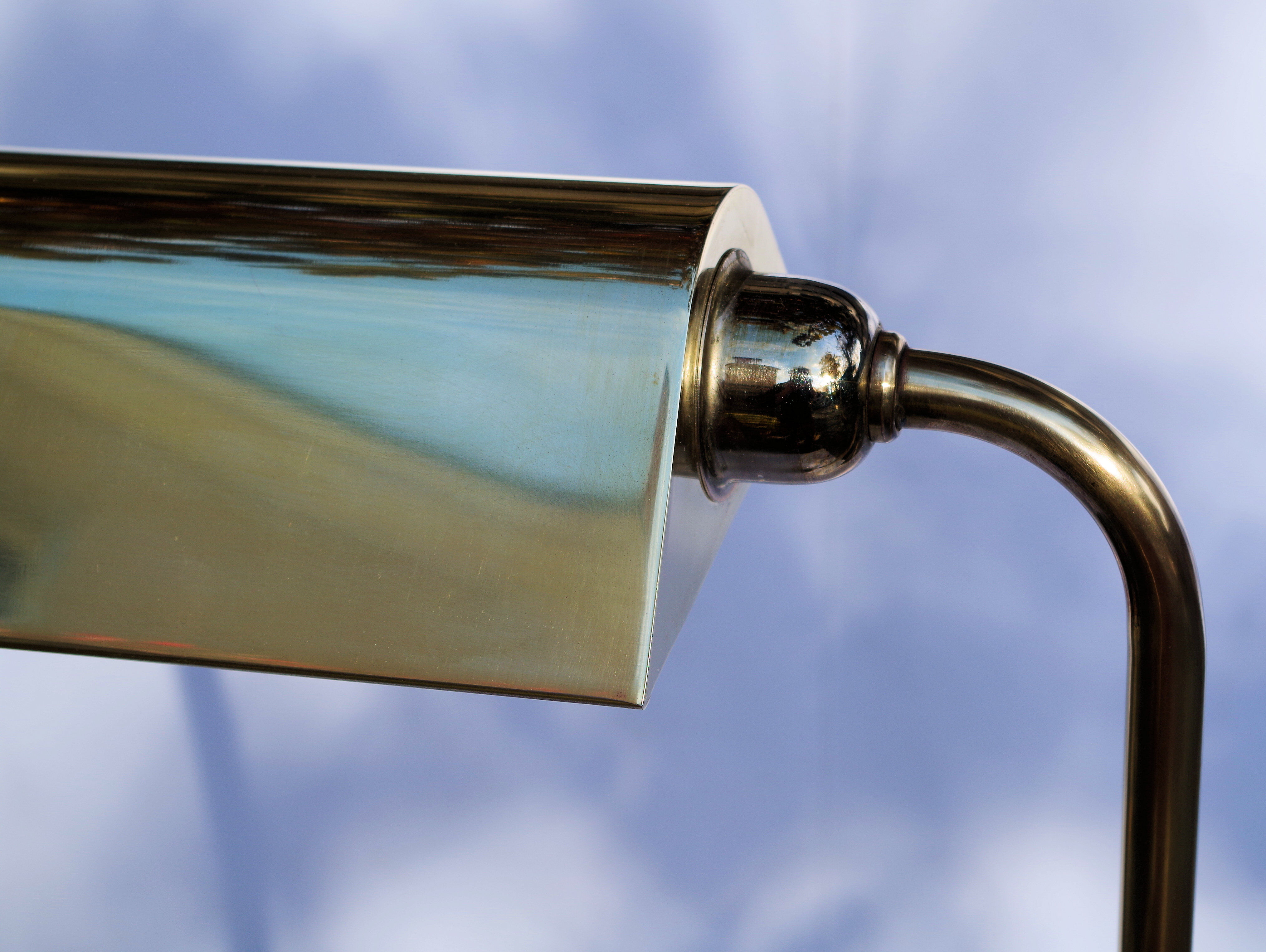Lampadaire de lecture en laiton