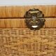 70s wicker malle