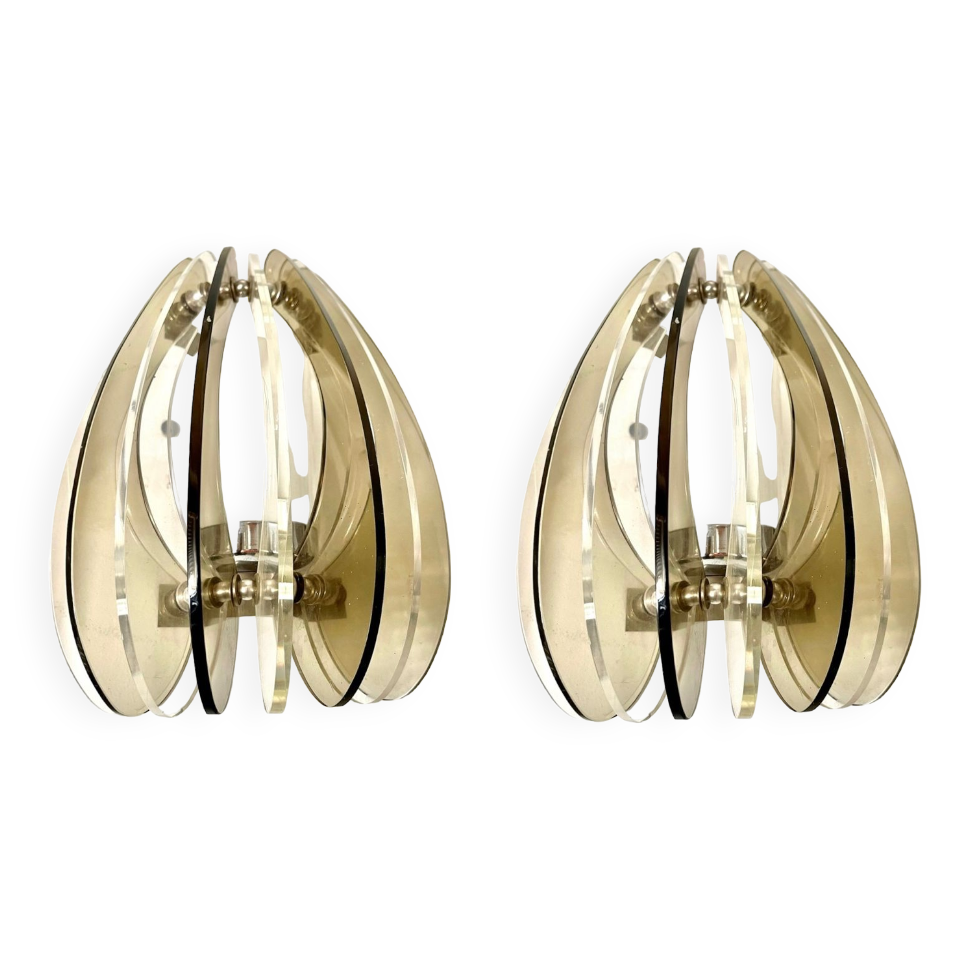 Veca pair of sconces, 1970